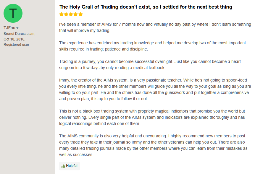 AIMS Trader Review #16