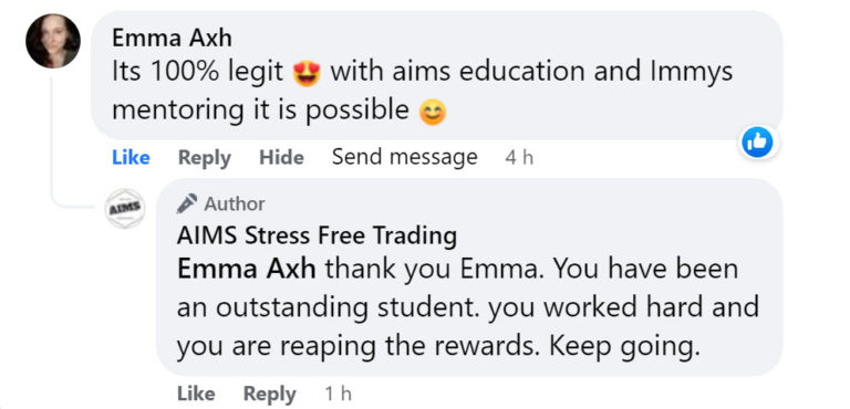 Emma Confirmed with her facebook comment - its 100% legit